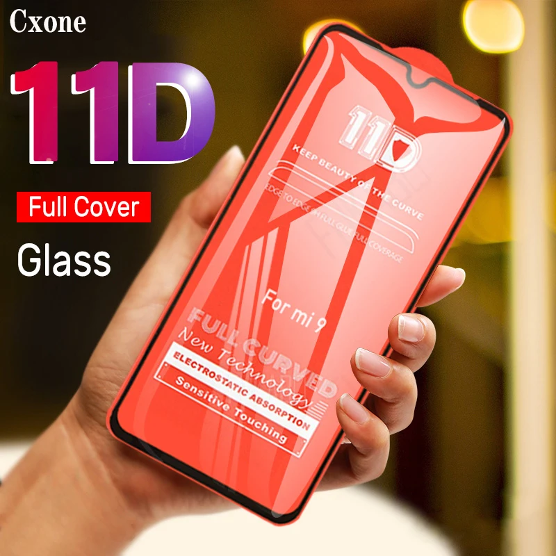 

11D Full Cover Full Glue Tempered Glass For Xiaomi mi 9 8 Lite mi A1 A2 Lite Screen Protector Glass For Xiaomi mi 6X 5X Glass