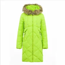 Женская зимняя Лыжная куртка, водонепроницаемая и теплая хлопковая одежда, пальто, длинное пальто с воротником и мехом