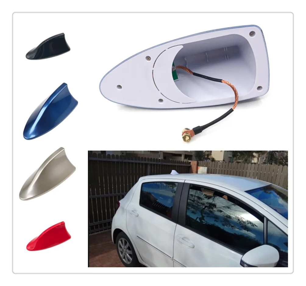 High quality car styling shark fin radio signal roof antenna auto parts for Audi I Ah Ah A8 A3 A4 A6 A5 Q7 R A3 3-Door