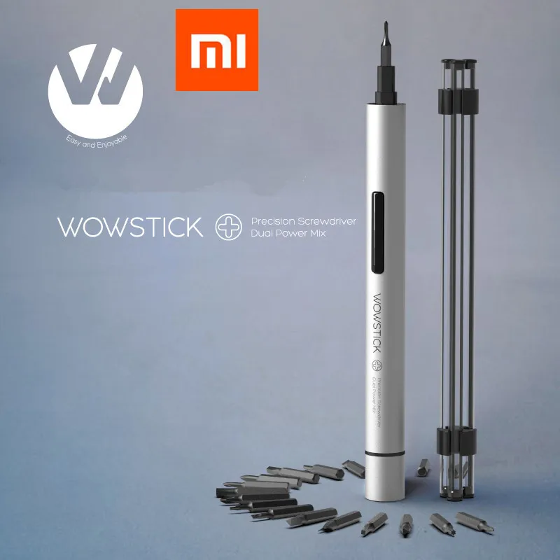 Оригинальный XIAO mi jia Wowstick 1P + 19 в 1 Электрический шуруповерт Беспроводная мощность