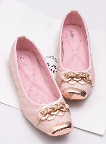 pink flat shoes ladies