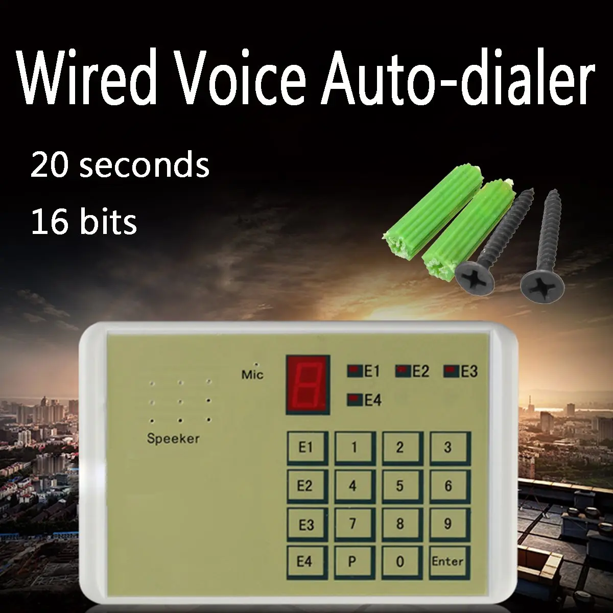 imágenes para Telephone Voice Dialing Automatic Alarm Dialer Alarm Host Dialer Wired Voice Auto-dialer Burglar Security House System imágenes para Telephone Voice Dialing Automatic Alarm Dialer Alarm Host Dialer Wired Voice Auto-dialer Burglar Security House System