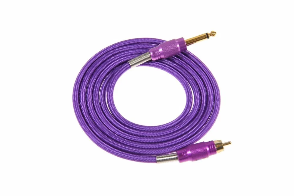 Purple tattoo clip cord