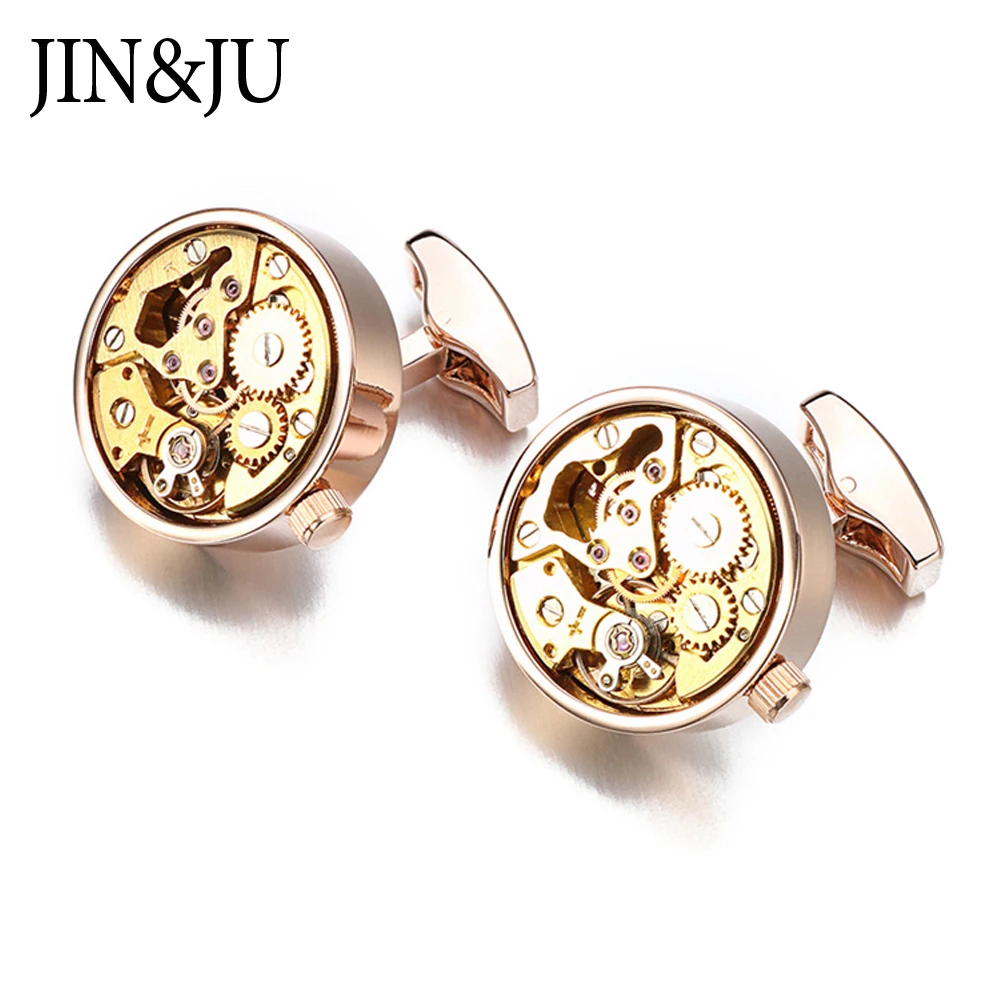 JIN & JU мужские ювелирные изделия хит функциональные часы запонки для мужчин