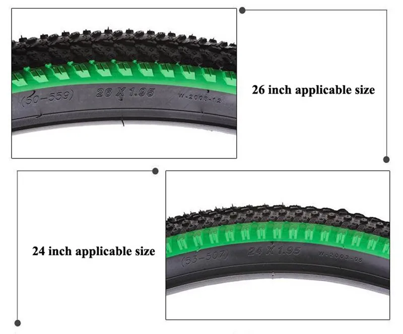 Велосипедные шины 26*1,95 MTB шоссейные велосипедные шины 60/90 TPI 60/120 PSI Нескользящие велосипедные шины многоцветные велосипедные шины