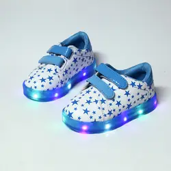 2017 горячие дети Спортивная обувь Обувь световой Обувь для девочек Обувь для мальчиков свет флуоресценции спортивные Обувь для всех