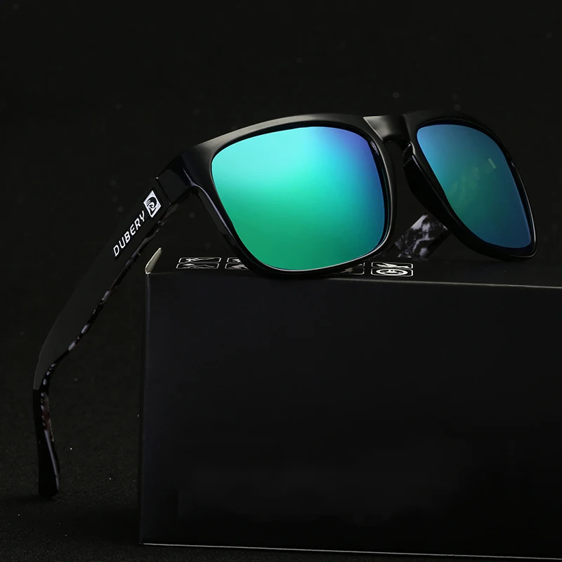 

New Tops Polarized Sunglasses Men's Fashion Retro Square Lens Classic Style Sports Goggles Colorful Mirror Glasses Man Fishing