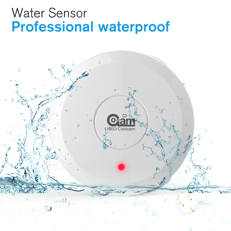 

COOLCAM NAS-WS01Z Professional Waterproof sensor Water Leak Alarm Sensor Water Leakage Sensor Alarm Home Automation System