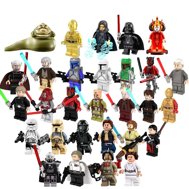 Single Sale Star Wars Figures Palpatine Jabba Queen The Sith Baze Jedi Knight Han Solo Boba