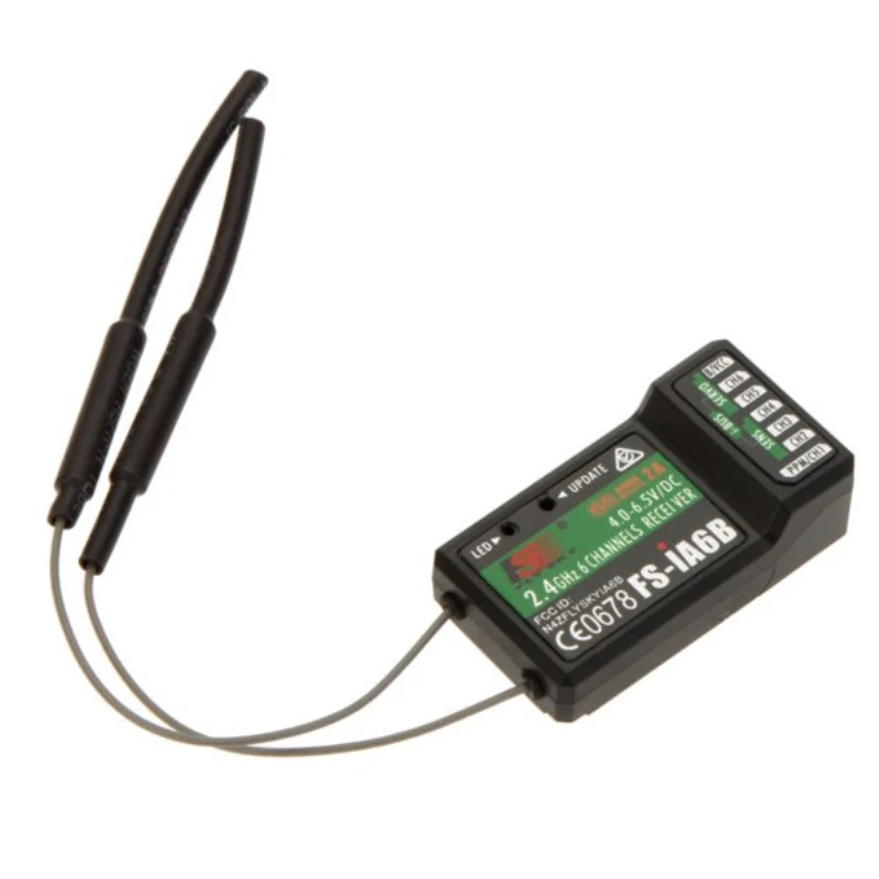 

FLYSKY iA6B 2.4G 6CH PPM Output With iBus Port Receiver For FLYSKY FS-i6 i6x FS-i10 Airplane FPV Racing Drone Transmitter