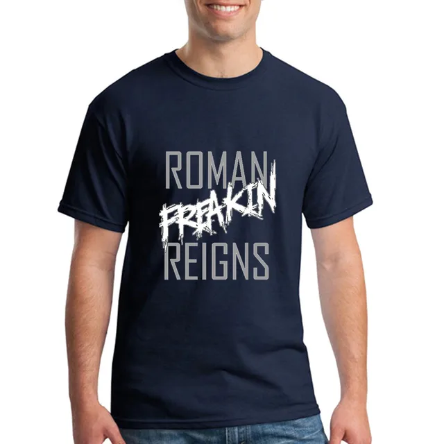 For Sale Male Roman Reigns Seth Rollins Cheap T Shirt Design Teenage ...