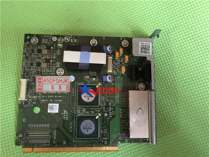 

Оригинал для Dell 0Y950P R910 Broadcom 5709C 2-портовый USB Райзер Y950P CN-0Y950P U090H полностью протестирован