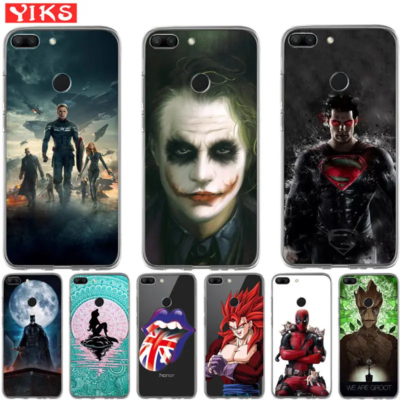 

Luxury Deadpool Joker Mermaid Case For Huawei Honor 10 9 8 Lite 8X 7 7A 7X 7C 8C 8A 6A 6X Case Cover Coque Funda Capinha Etui