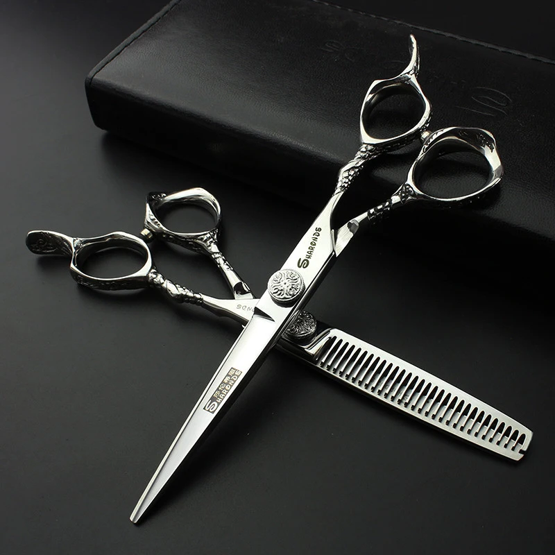 High end brand sharonds 6 inches designer professional hair scissors