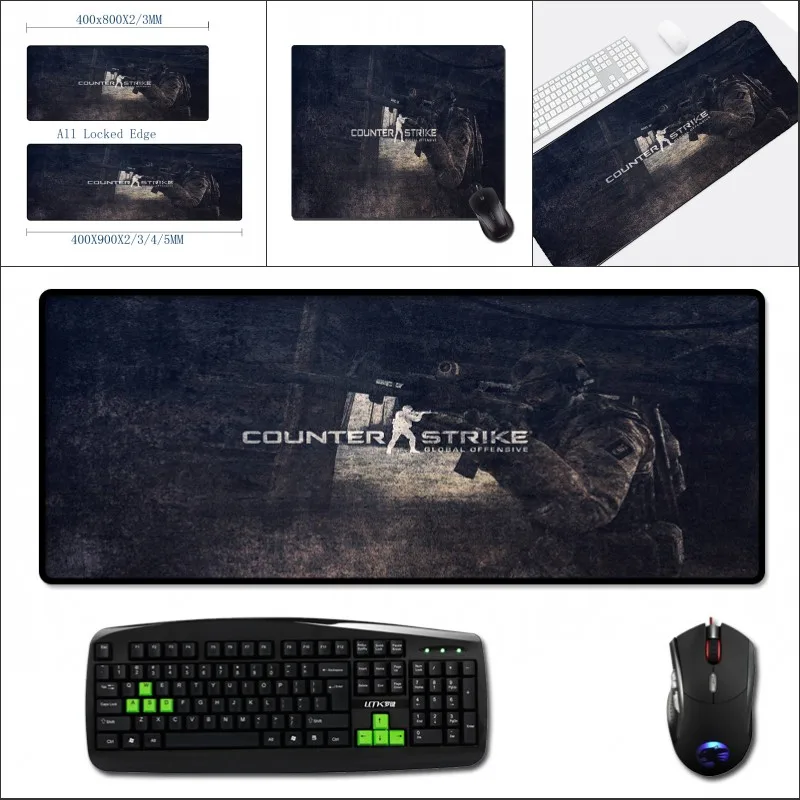 

Mairuige 11 Size Big Mouse Pad Pc Tablemat Csgo Counter Strike Global Offensive Hot Game Gaming mouse Mat for Gamer Cs Go Fans