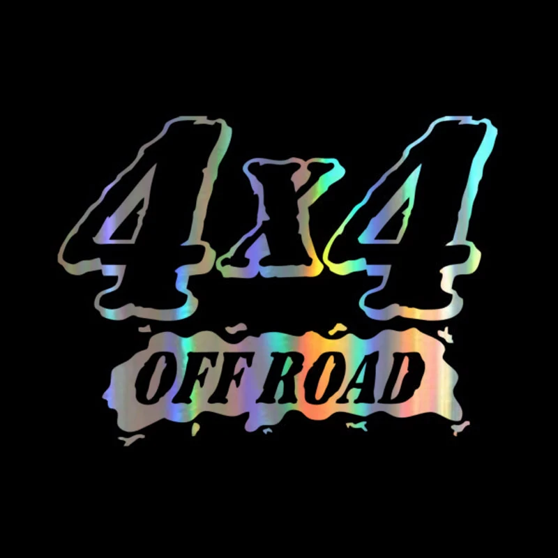 

Car Sticker 3D 19*13.8cm Off-Road Vehicle Funny Sticker On Car Motorcycle Reflective Laser Decals Sticker Vinly Car Styling
