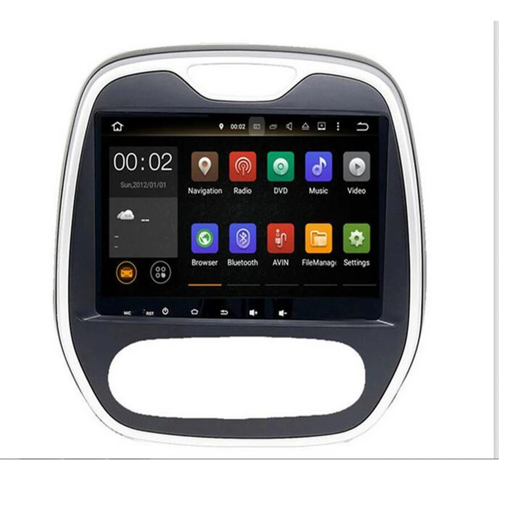 Android 9,0 Captur para Renault CLIO Samsung QM3 Manual/C 2011-2019 autoradio 2din GPS 9 pulgadas coche reproductor multimedia - 1