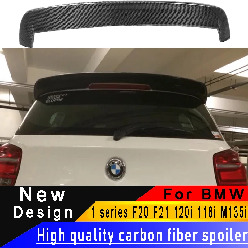 

For BMW 1 series F20 F21 120i 118i M135i hatchback carbon fiber spoiler high quality carbon fiber rear wing spoiler