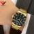 NIBOSI Mens Relógios Top Marca de Luxo Relogio masculino dourado Relógio de Aço Inoxidável À Prova D’ Água Vestido De Negócios Famoso Relógio Men 2018 relogio masculino de luxo