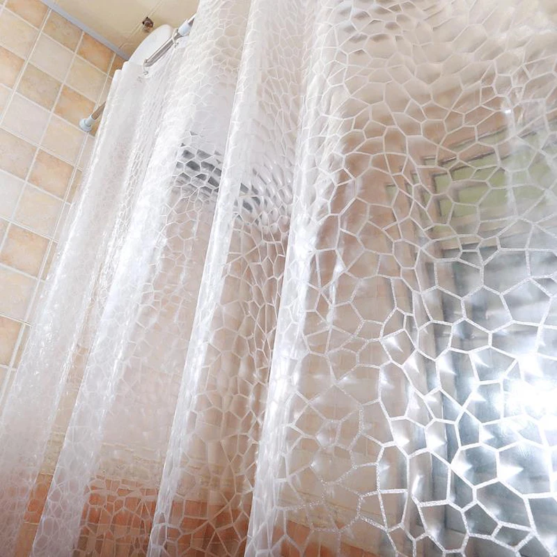 Feiqiong-Brand-PEVA-Bathroom-Shower-Curtains-3D-Wapterproof-Bath-Curtain-Solid-Pattern-180-180CM-High-Quality