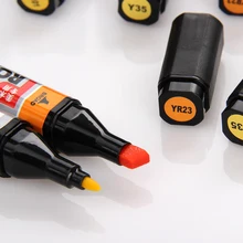 12 шт. набор офис Pigma профессиональный художественный цветной знак реклама двойная линия художественные маркеры