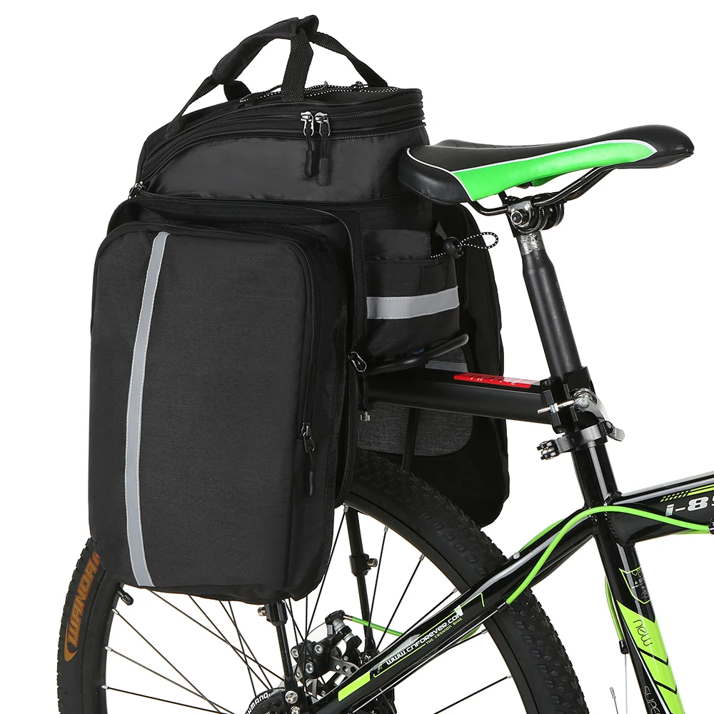 Perfect Mountain Bike Bicycle Cargo Racks Aluminum Bicycle Luggage Carrier MTB Bicycle Mountain Bike Road Bikes Rear Rack Black 16