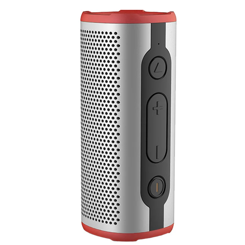 Портативный Bluetooth динамик открытый водонепроницаемый беспроводной бас звук стерео объемный сабвуфер Поддержка громкой связи AUX MP3 Воспроизведение музыки - Цвет: Red