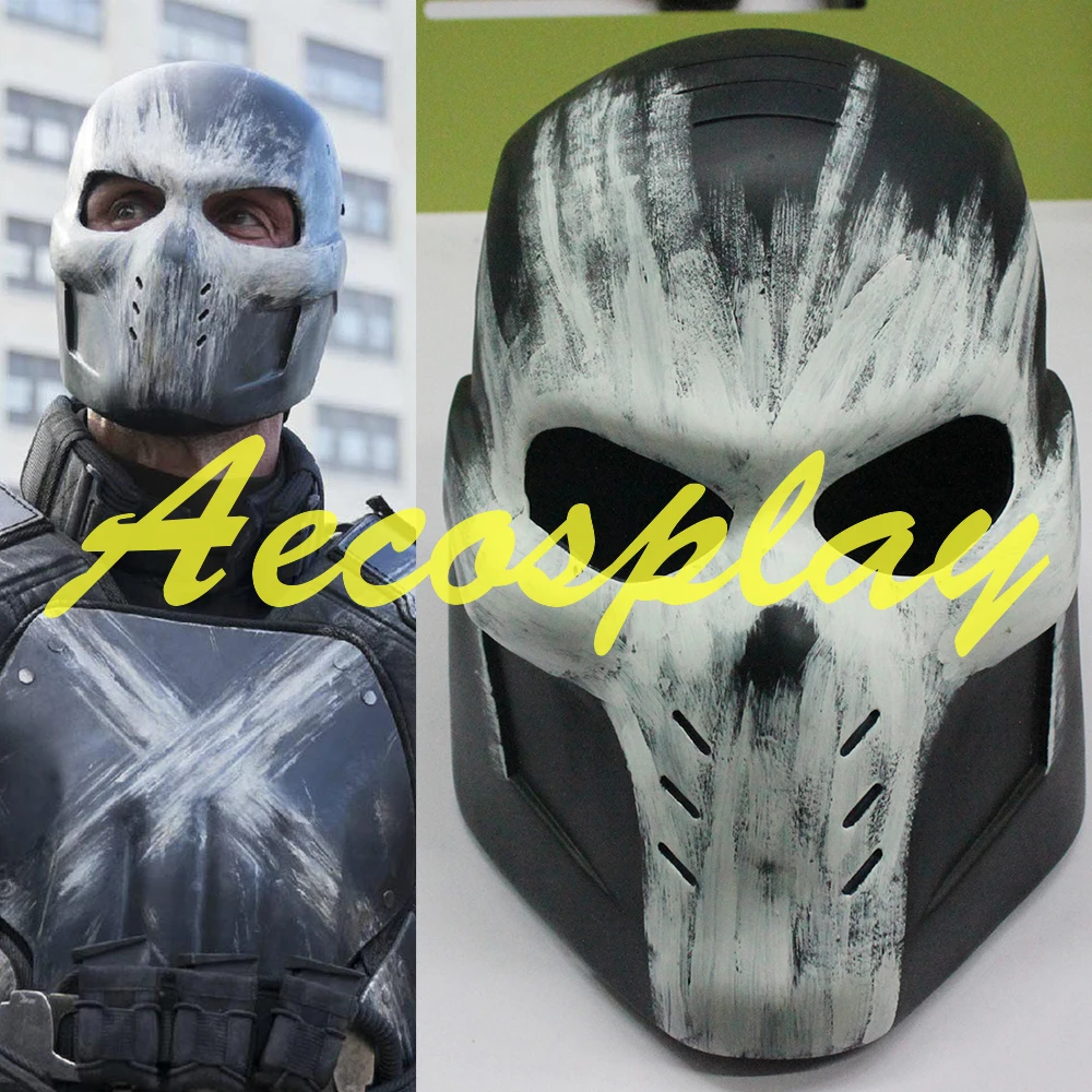 

2016 Movie Captain America 3 Civil War Cosplay Crossbones Helmet Mask PVC Halloween Brock Rumlow Cosplay Helmet for