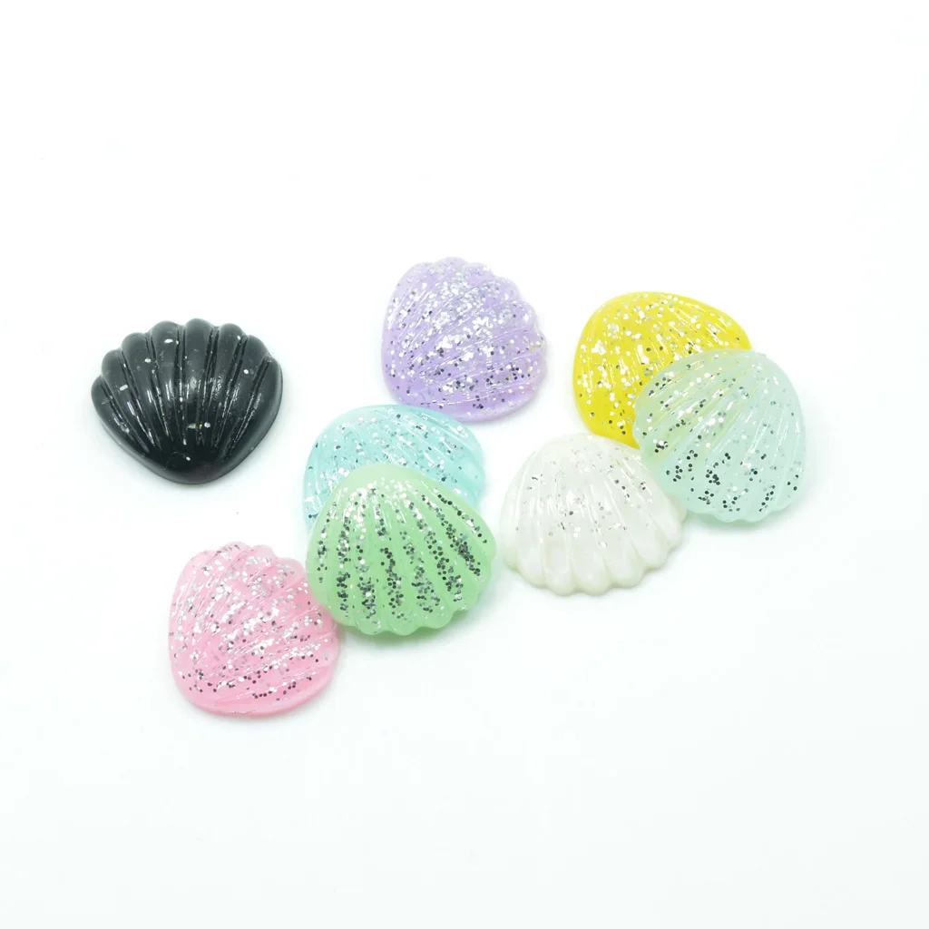 Assorted Mermaid Starfish Resin Flatbacks Craft Cardmaking Embellishments - 20Pcs Scrapbooking Decoden Pieces