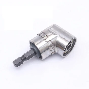 

105 Degrees 1/4" Electric Hex Drill Bit Adjustable Hex Bit Angle Driver Screwdriver Socket Holder Adaptor tools