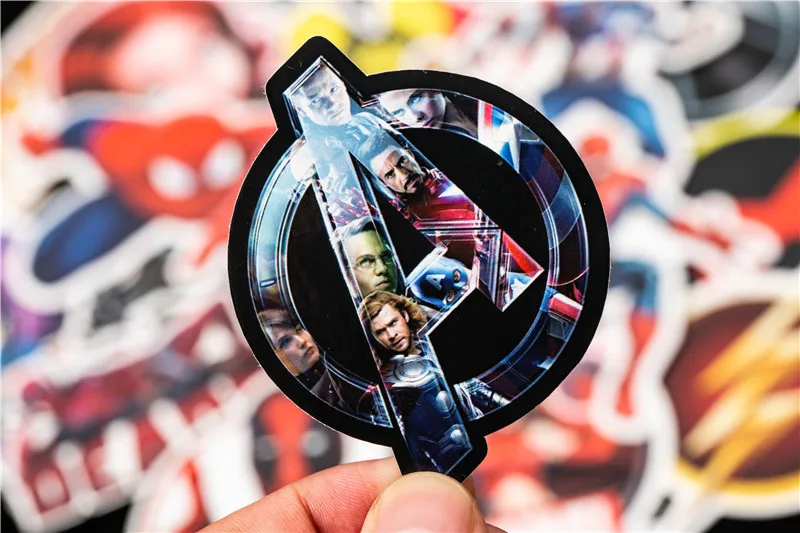 Super Hero Stickers Movies Character Sticker For DIY Guitar Luggage Laptop Skateboard Motorcycle Car Phone Sticker (5)