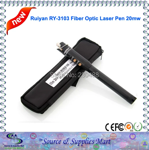 

Ruiyan Fiber Optic Cable Tester Vsual Fault Locator 20mw