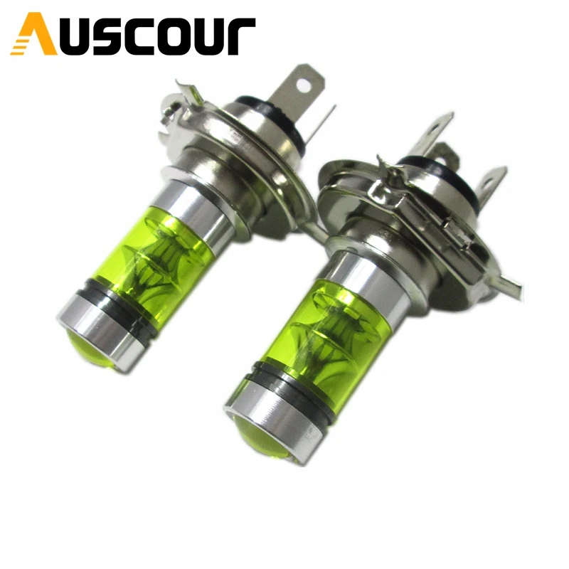 

100W H4 golden yellow 3000k fog light lamp with projector lens function h3 h4 h7 h11 hb3 hb4 fog lamp modify