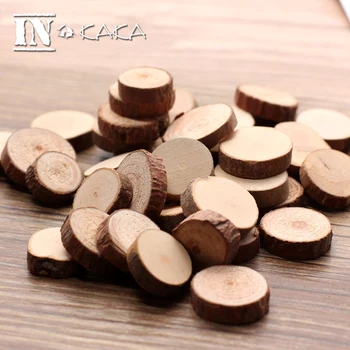 10/20pcs Home Mini Moss World Decoration Micro Garden Miniature Terrarium Potted Wooden Crafts Base DIY Accessories Material 1