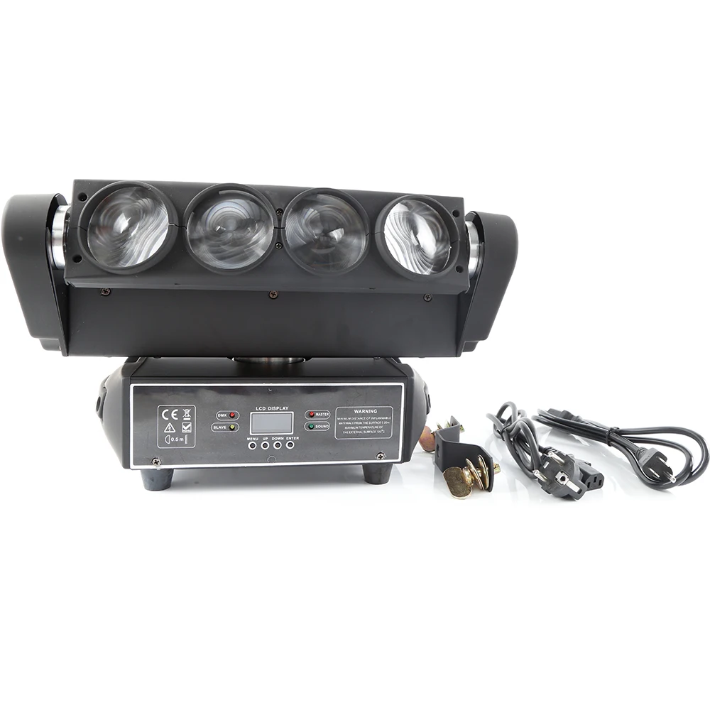 

led spider light double head 8x12w rgbw 4in1 spider beam moving head light