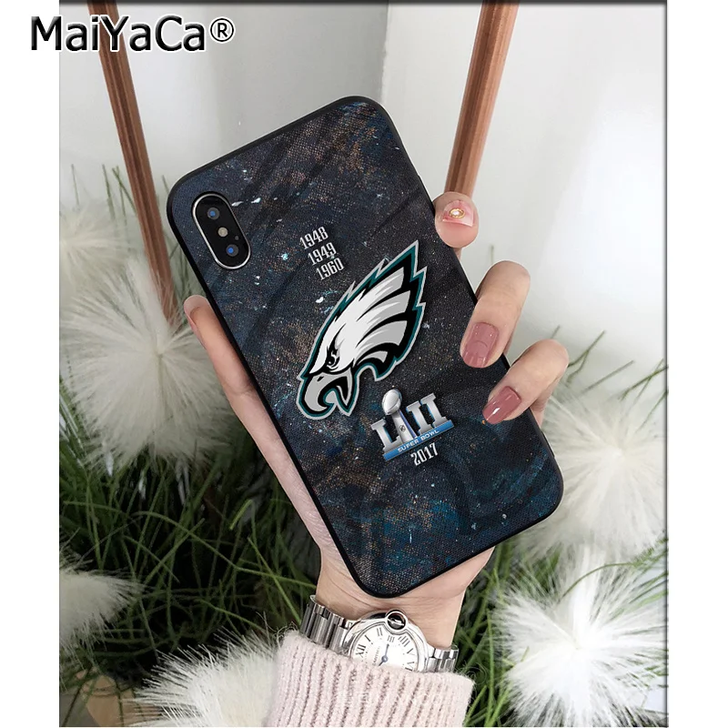 MaiYaCa Philadelphia Eagles высококачественный чехол для телефона iPhone 5 5Sx 6 7 7plus 8 8Plus X XS MAX XR