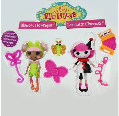 2 шт. кукла+ аксессуары 3 дюймов MGA куклы Lalaloopsy с аксессуарами игрушка играть - Цвет: 1