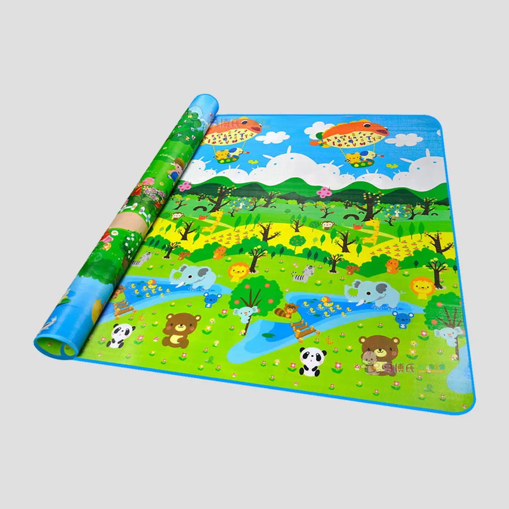 

2x1.8m Baby Toys Play Mat Mats Playing Carpet Children's Developing Crawling Rugs Babies Kids Gifts Soft Playing Mat Children