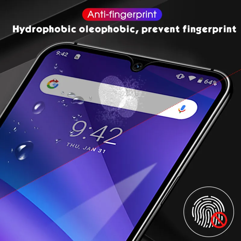 Полное покрытие, стекло для UMIDIGI A5 Pro, защита экрана, взрывозащищенный чехол, пленка, чехол для UMIDIGI A5 Pro 6,3"