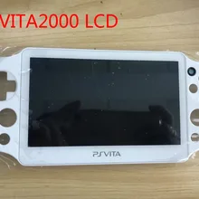 Белый сенсорный датчик ЖК-дисплей с рамкой для PS Vita PCH-2000 psv 2000