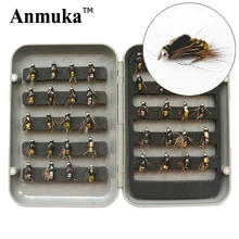 

A9 dry fly lures 40pcs/lot flies fishing bait 1.5cm worm hook plastic box pesca Fishing Tackle Free shipping