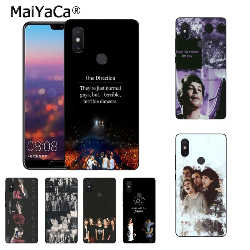 MaiYaCa One Direction 1d Louis Tomlinson phone case for Xiaomi Mi 6 Mix2 Mix2S Note3 8 8SE Redmi 5 5Plus Note4 4X Note5