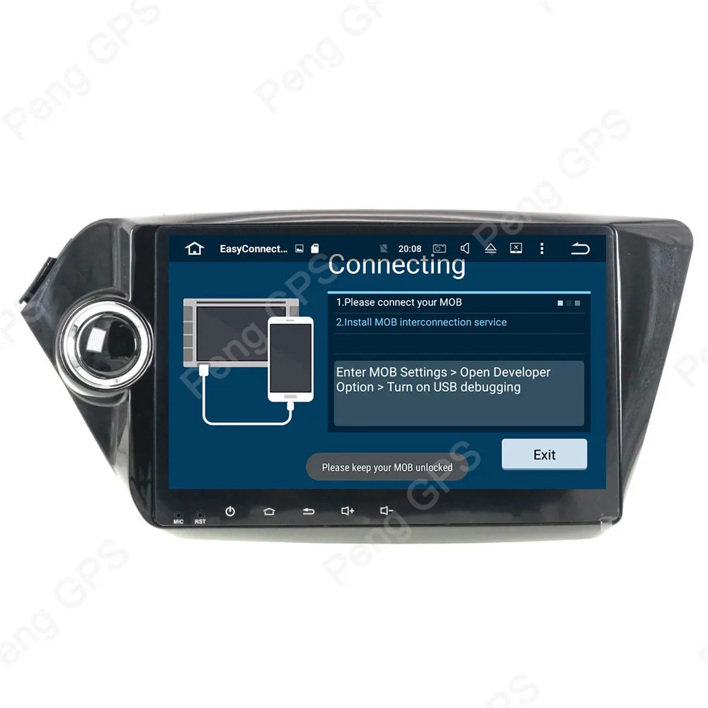 Discount 2 Din Car Radio Android 8.0 Car DVD Player for KIA K2 RIO 2011-2017 GPS Navigation Octa Core 4G+32G Piano Black WIFI Headunit 3
