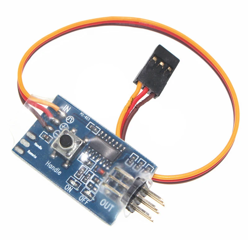 

4.8-8.4V Electronic Retractable Landing Gear Controller Skid Feet Servo Controller Botton Switch For RC FPV Fixed Wing Drone