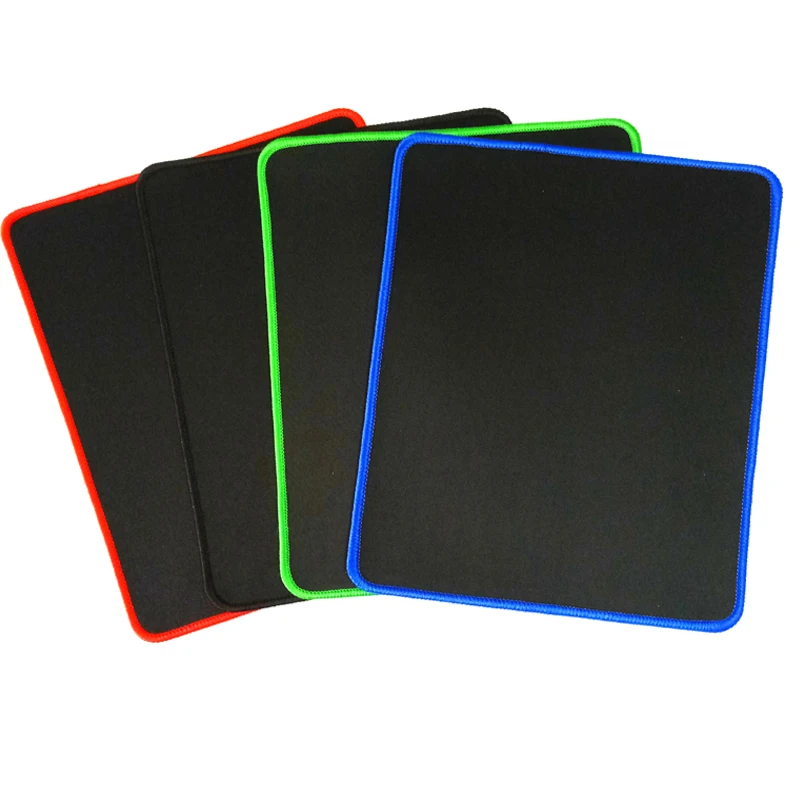

Small computer ergomic mouse pad colorful lock edge gaming tappetino mouse keyboard laptop pc black mousepad non-slip mouse mat