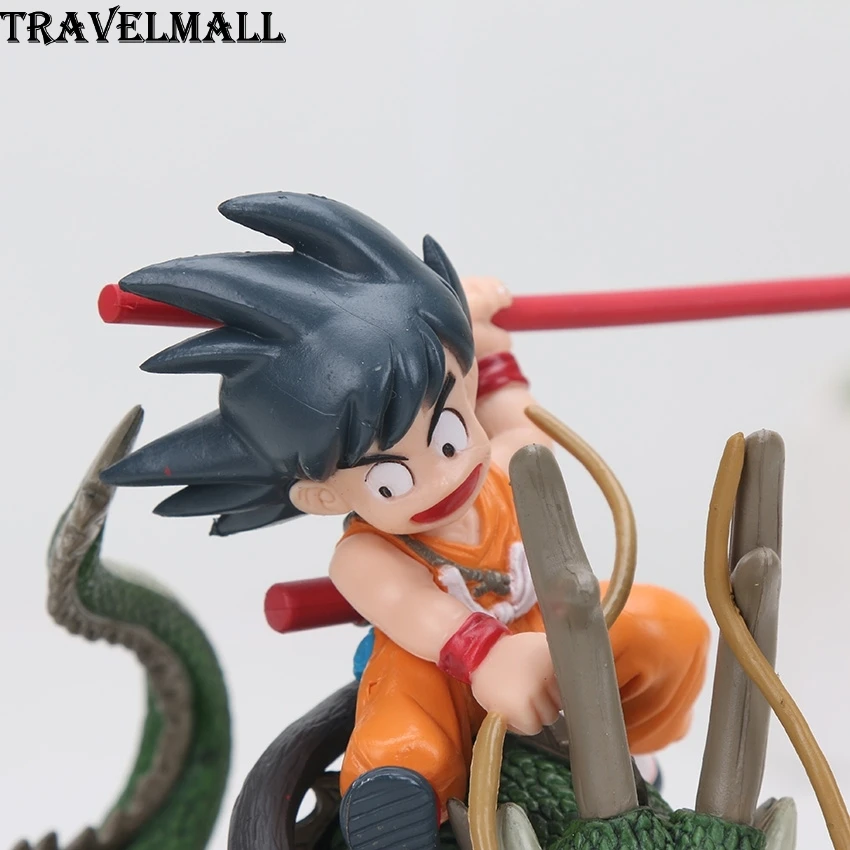 Travelmall Новый в коробке аниме Gokou сын Гоку shenron 13 см ПВХ фигурку игрушки модель для