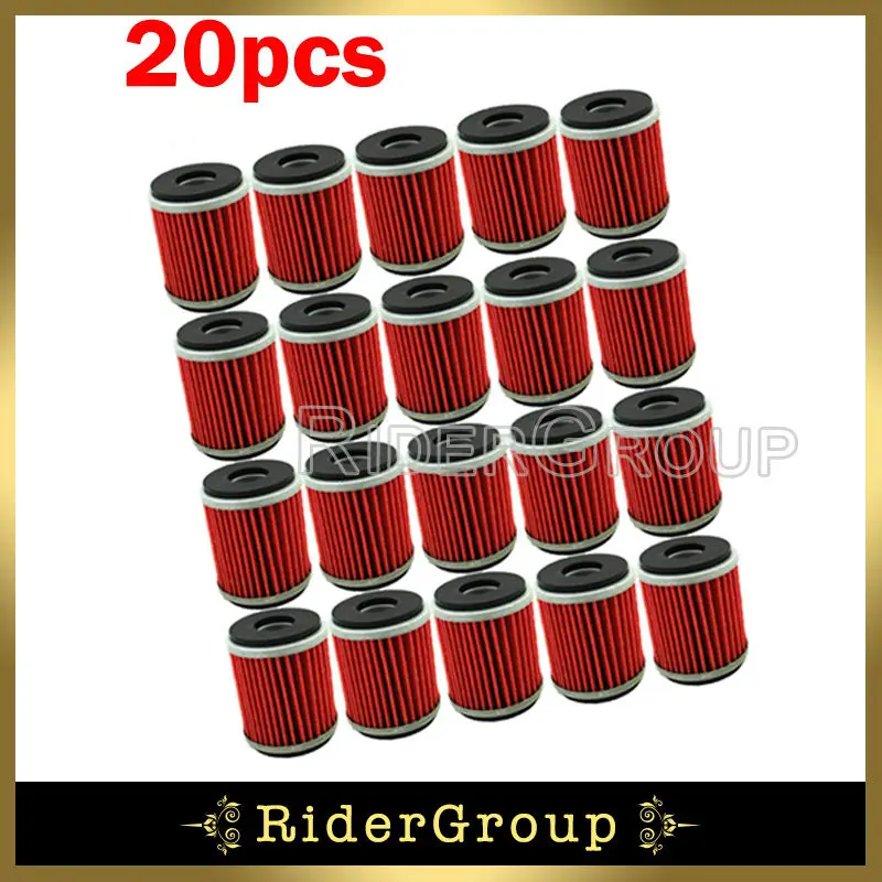 20x Fuel Oil Filter For Dirt Motor Bike Motorcycle ATV Quad Raptor WR YZ YFZ 250F 450Fin Fuel