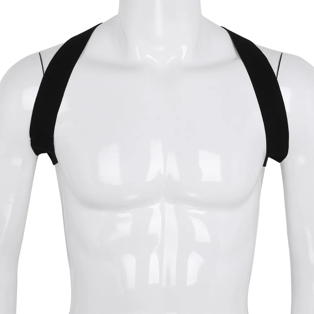 Эластичный ремень для мужчин harnais homme прочный нейлон X-shape назад эластичный плечевой ремень для тела Грудь Мышцы жгут ремень Фетиш arnes hombre