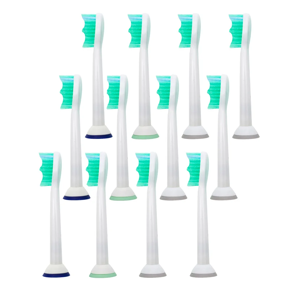 Замена Зубная щётка головок для зубной щетки Philips Sonicare ProResults HX6942 HX6530 HX9340 HX6930 HX6950 HX6710 HX9140 R710 - Цвет: 12pcs