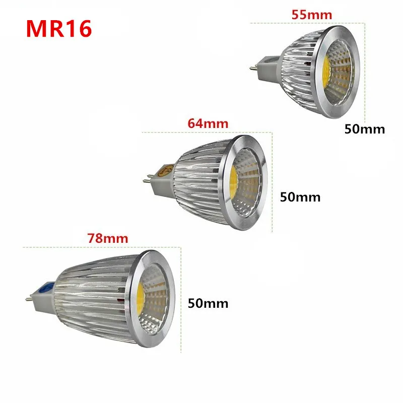 Светодиодный светильник licht 9 Вт 12 Вт 15 Вт COB MR16 GU10 GU5.3 светодиодный светильник Dimmen Sportlight лампа высокой мощности MR16 12 В GU10 GU5.3 AC 110 В 220 В